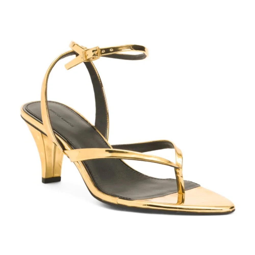 REBECCA MINKOFF Ankle Strap Heeled Sandals - Picture 1 of 3